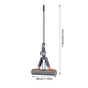 PVA Sponge Roller Mop Squeeze Self-Draining Mop With Adjustable Handle No-Wash Lazy Mop Reusable Sponge Home Floor Cleaning Tool GODSIGN