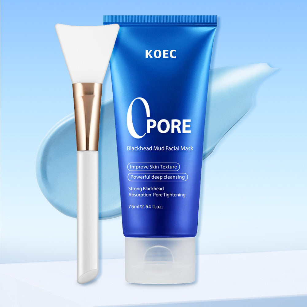 Volcanic Mud Facial Mask with Brush