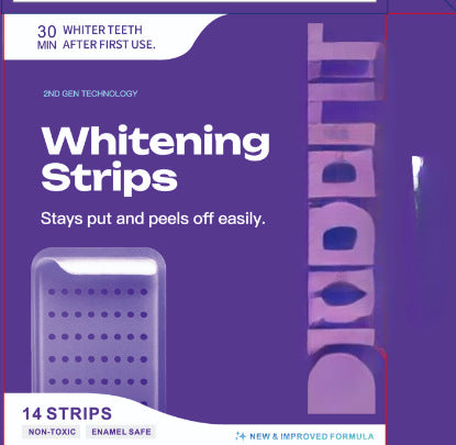 Purple Teeth Whitening Strips