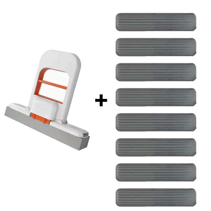 Multi-Functional Mini Mop | Retractable Wet/Dry Mop for Kitchen, Bathroom, Car | Durable Plastic | Compact & Home Cleaning Tool GODSIGN