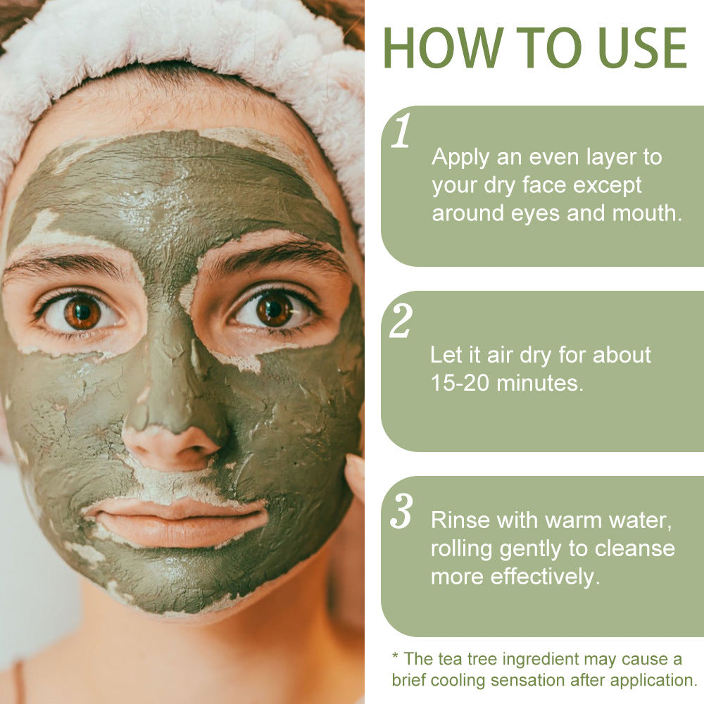 Volcanic Mud Facial Mask with Brush