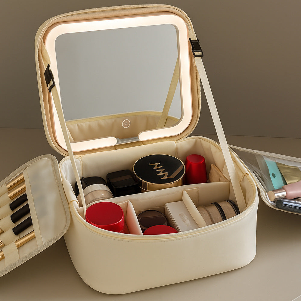 LED Illuminated Travel Cosmetic Bag