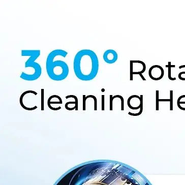 Electric Tooth Polisher Teeth Whitening Cleaner 5 Speed Modes with 6 Brush Heads LED Light Plaque Dental Tartar Remover GODSIGN