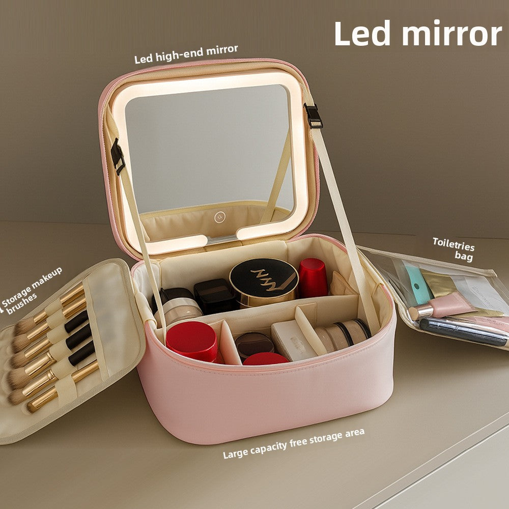 LED Illuminated Travel Cosmetic Bag