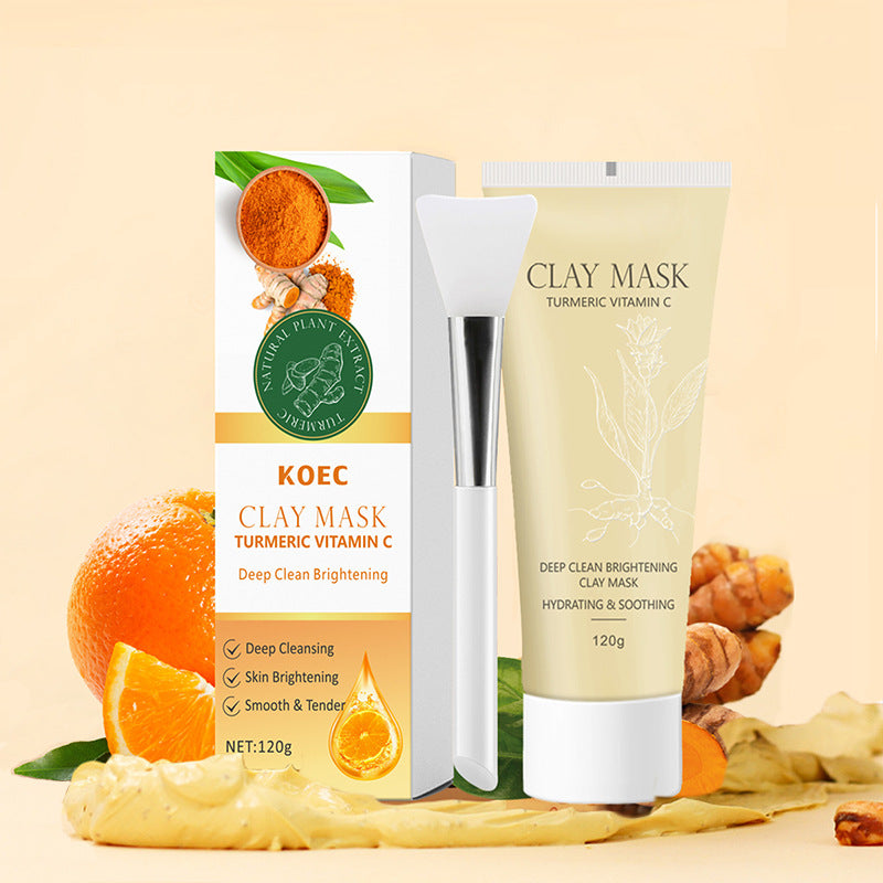 Volcanic Mud Facial Mask with Brush