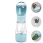 4-in-1 Dog Water Bottle & Food Container Portable Pet Feeder with Waste Bag Dispenser Leak-Proof Travel Mug for Outdoor Walking GODSIGN