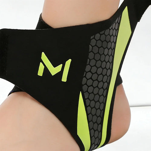 Breathable Ankle Brace Support Sleeve For Sports Anti Sprain Protection With Cushioning Pad For Basketball Football Running GODSIGN