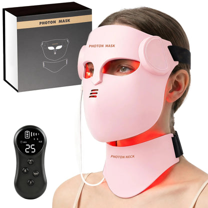 Soft Portable Led Facial Mask 8 Color LED Red Light Therapy for Acne Treatment Skin Rejuvenation Skin Care Face Mask GODSIGN