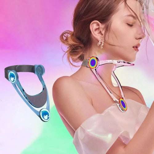 Adjustable Neck Support Braces Prevent Bowing Head 360 Rotatable Neck Forward Posture Corrector Neck Stretcher GODSIGN