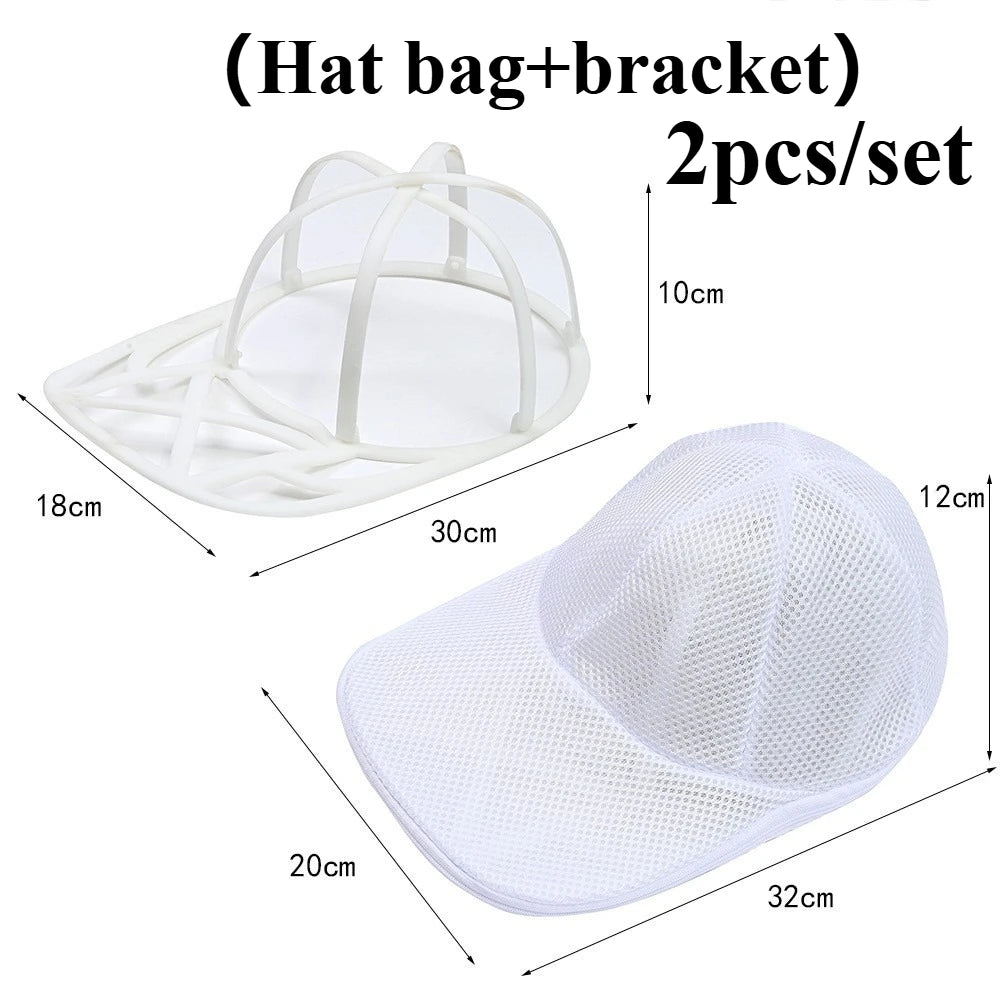 Washing machine cap cleaning cage, cap washer with mesh bag, baseball cap cleaning cap ,suitable for cleaning various hats GODSIGN