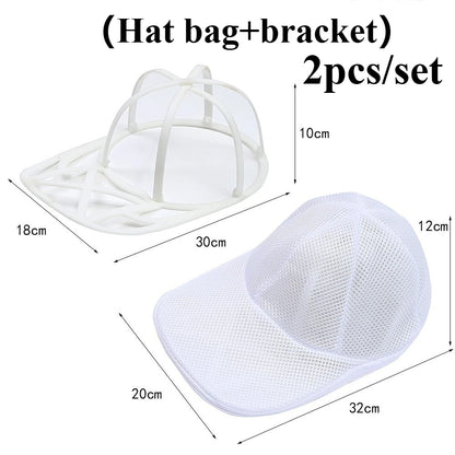 Washing machine cap cleaning cage, cap washer with mesh bag, baseball cap cleaning cap ,suitable for cleaning various hats GODSIGN