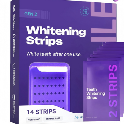 Purple Teeth Whitening Strips