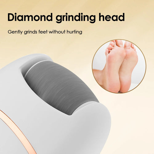 USB Rechargeable Electric Foot Grinder Thick Leather Polishing Dead Skin Remover Calluses Scrubber Foot Dry Cracked Feet Care GODSIGN