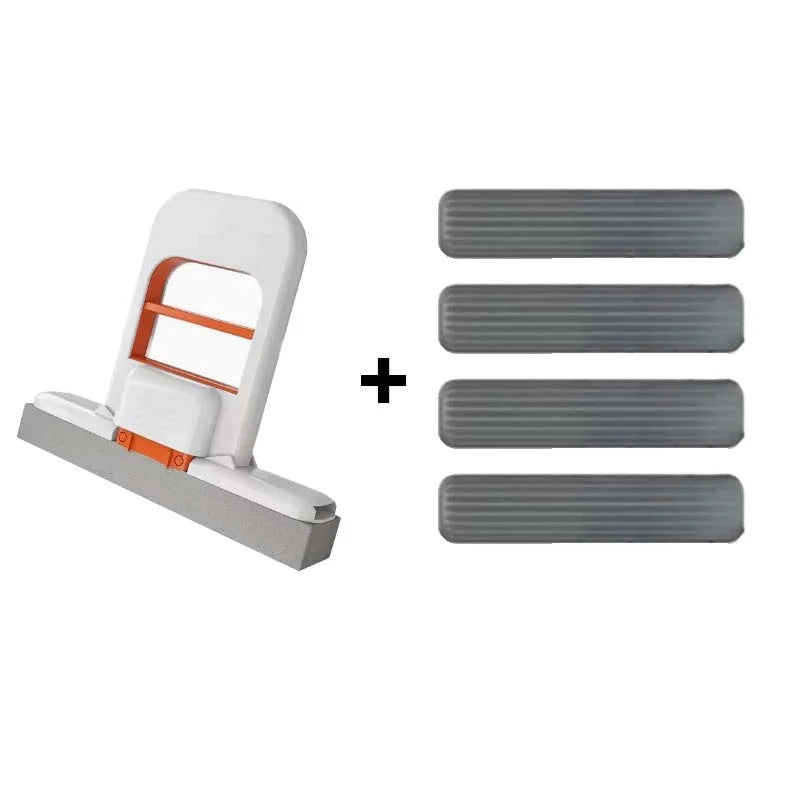 Multi-Functional Mini Mop | Retractable Wet/Dry Mop for Kitchen, Bathroom, Car | Durable Plastic | Compact & Home Cleaning Tool GODSIGN