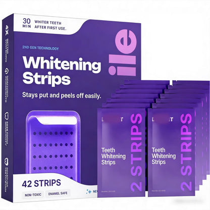 Purple Teeth Whitening Strips