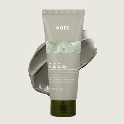 Volcanic Mud Facial Mask with Brush