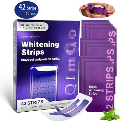 Purple Teeth Whitening Strips
