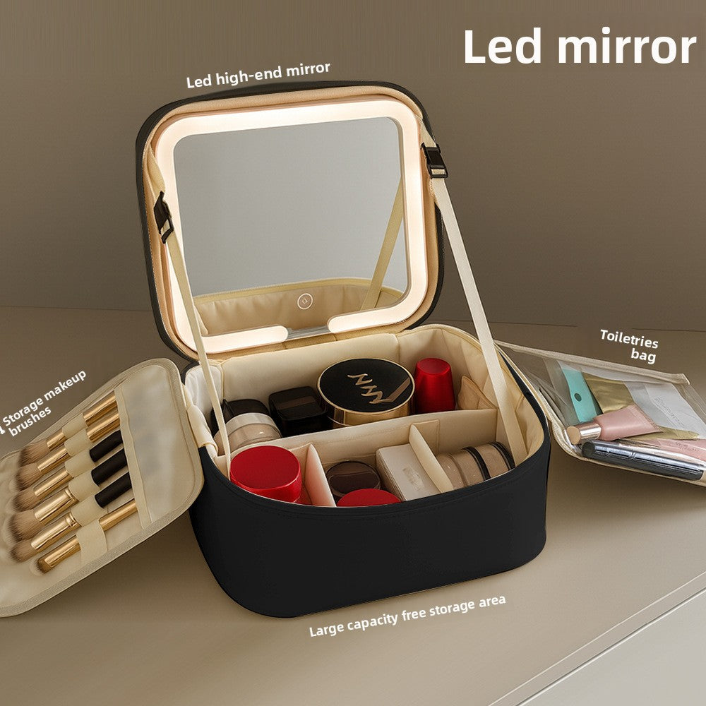 LED Illuminated Travel Cosmetic Bag