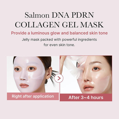 Pink Salmon Collagen Hydrating Gel Mask