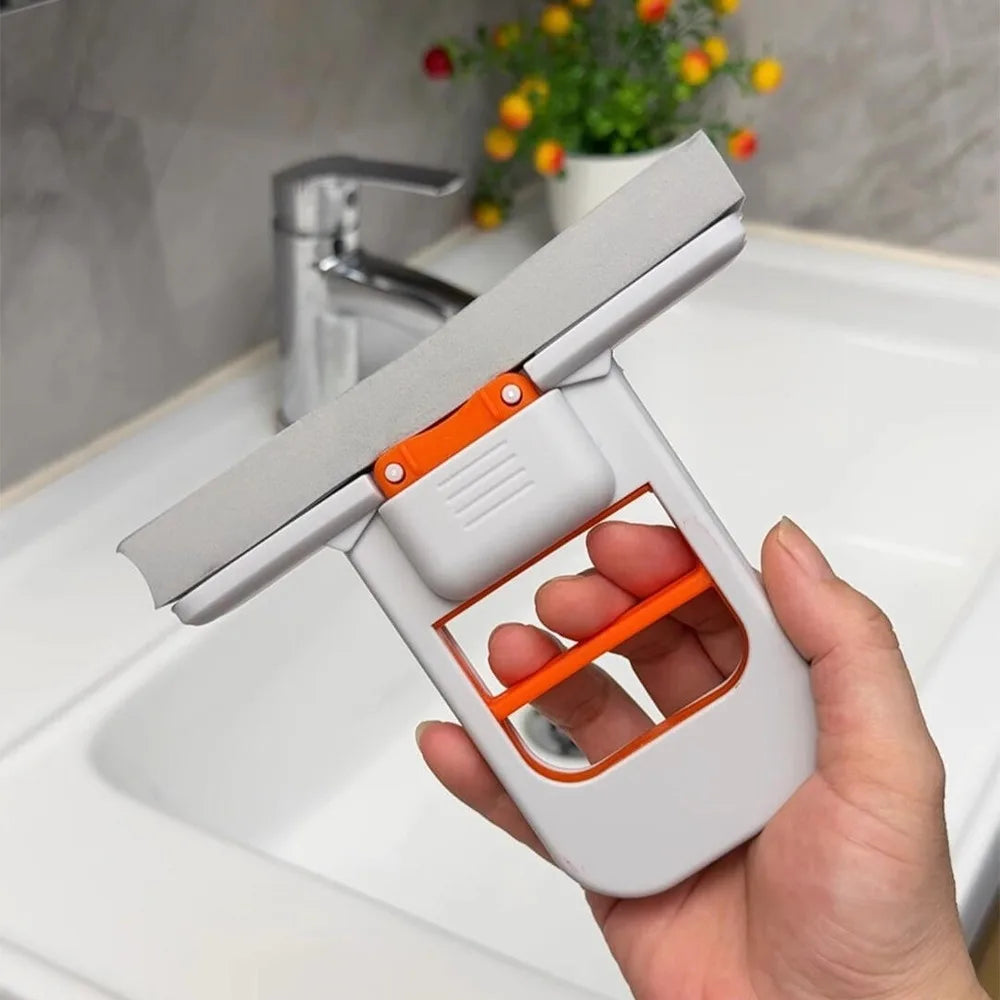 Multi-Functional Mini Mop | Retractable Wet/Dry Mop for Kitchen, Bathroom, Car | Durable Plastic | Compact & Home Cleaning Tool GODSIGN