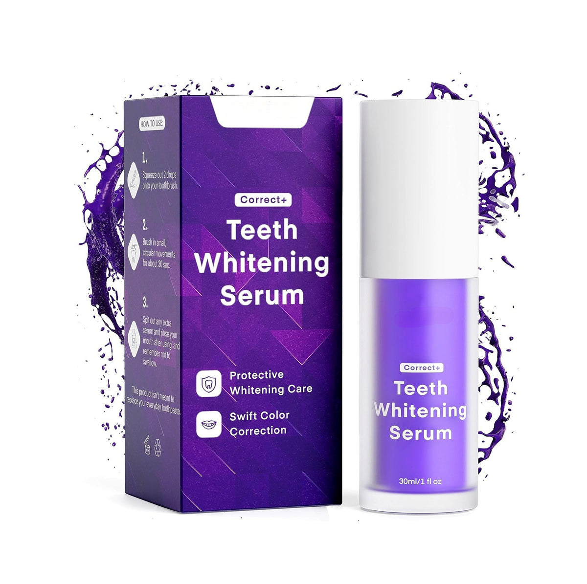 Purple Teeth Whitening Strips