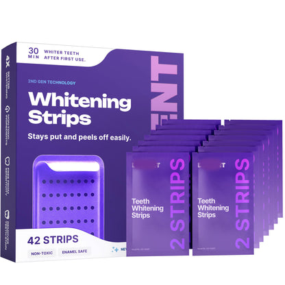 Purple Teeth Whitening Strips