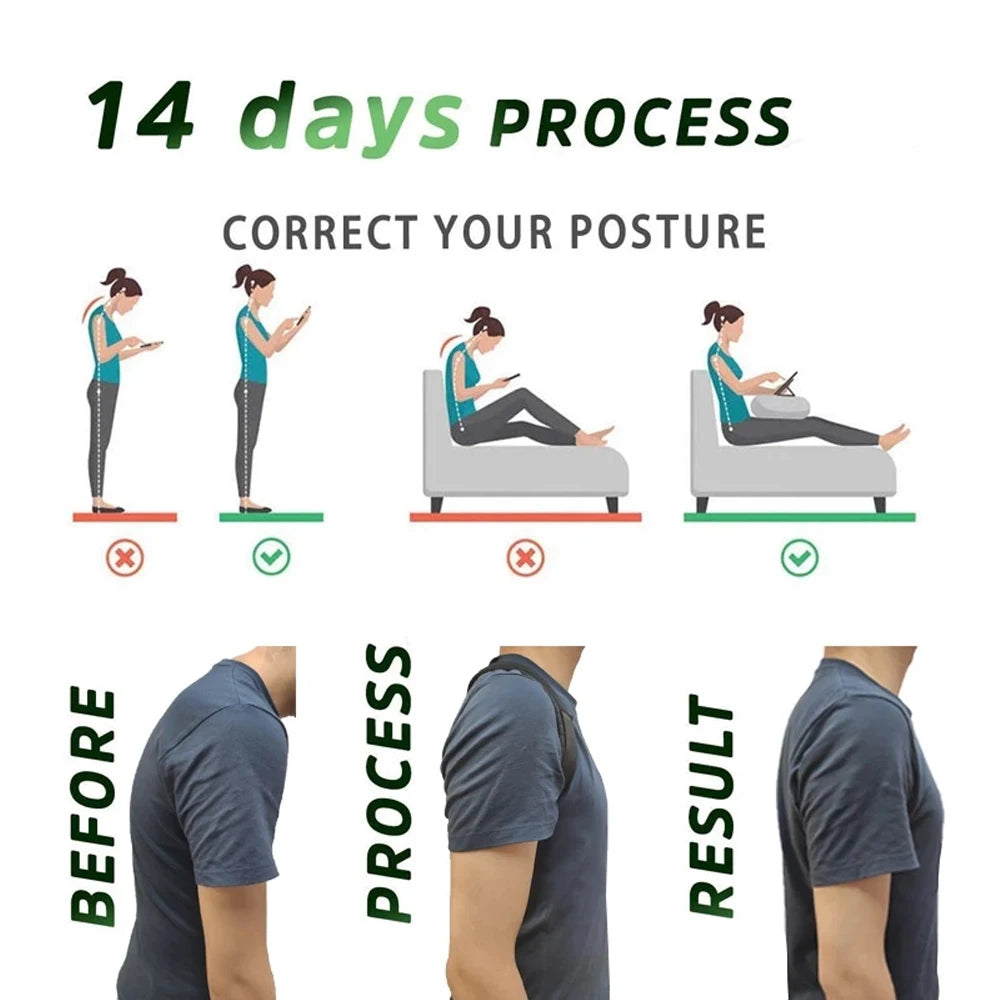 Instant Posture Correction: Focuses on the immediate visual and physical benefit. GODSIGN